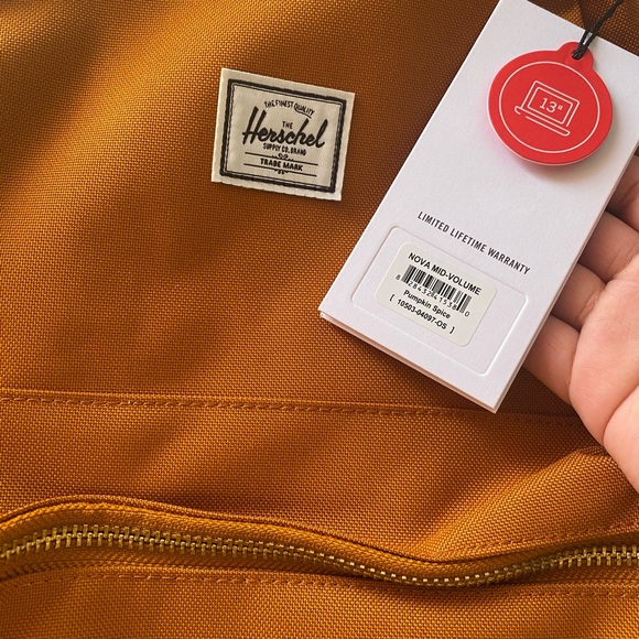 Herschel Supply Nova Mid-Volume Deco Pumpkin Spice - Picture 9 of 10